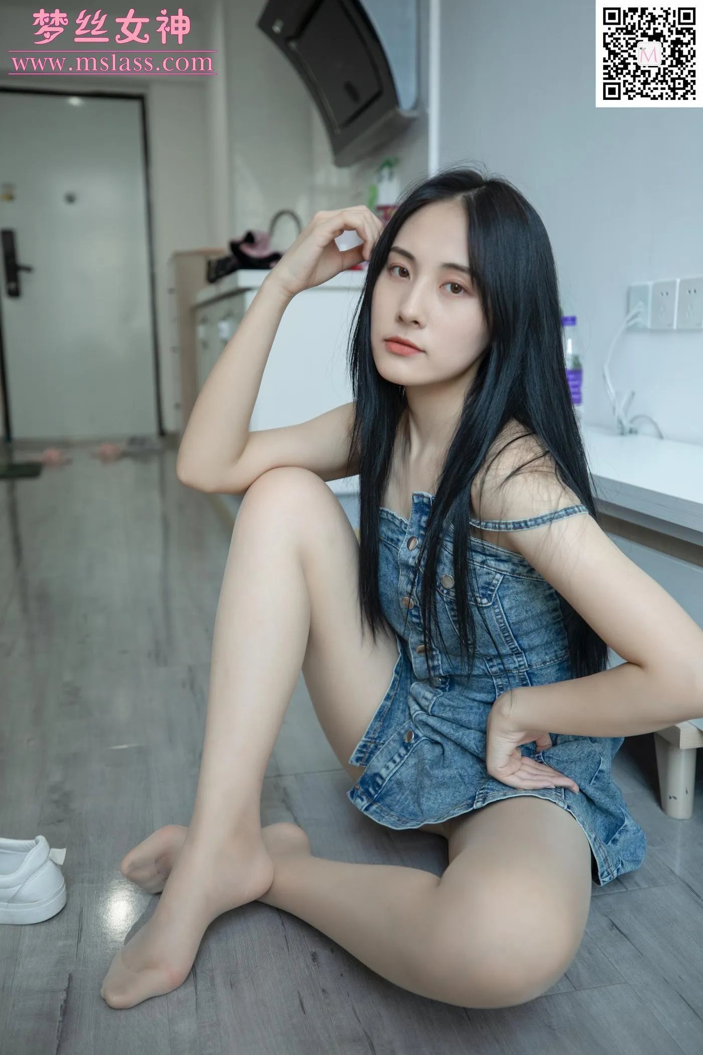 [MSLASS梦丝女神] 2020.06.27 NO.116 小允儿 牛仔连衣裙 [62P]插图